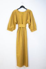 Load image into Gallery viewer, The Regular Works - Quilt Dress In Ochre Linen
