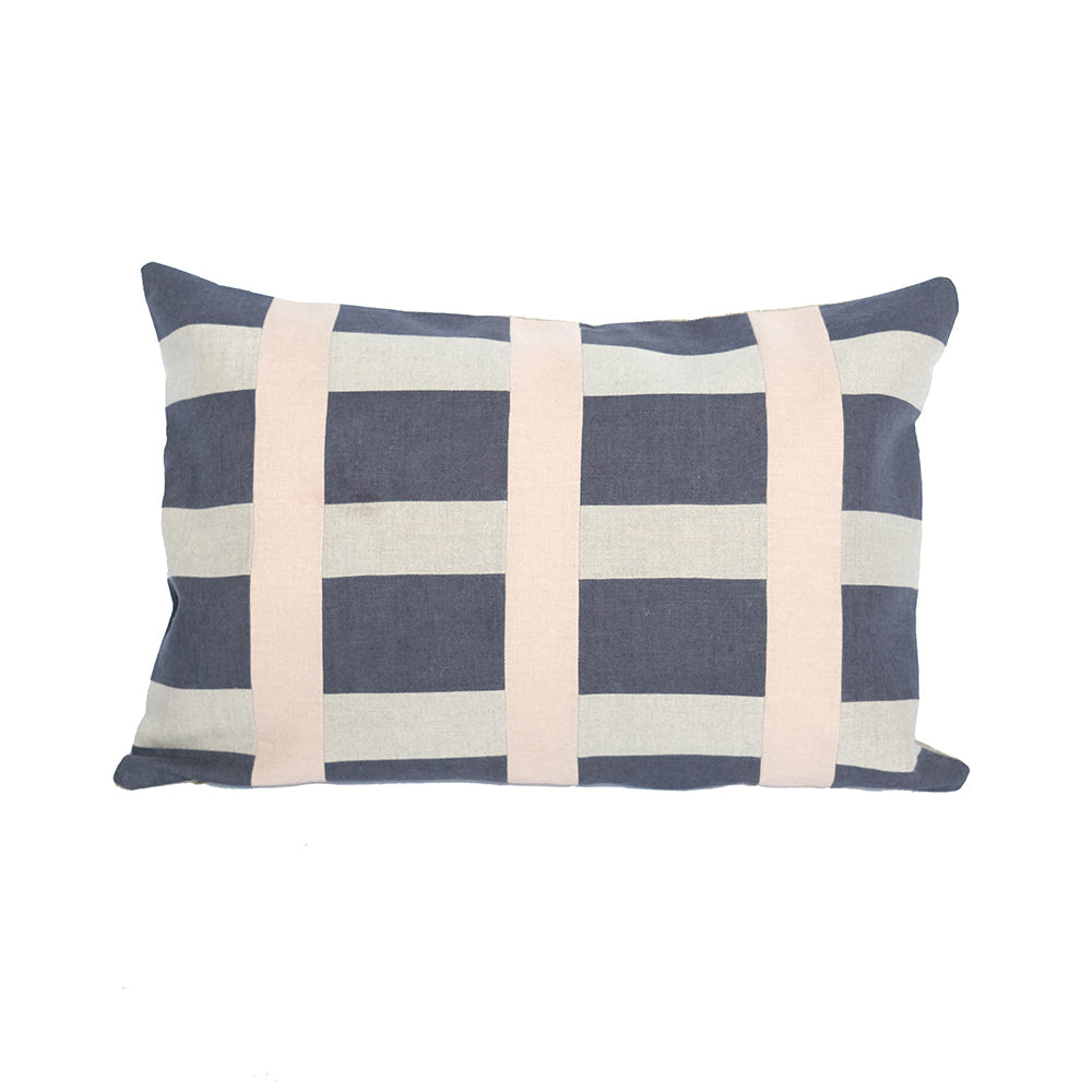 Slow Progress - Highrise Lumbar Cushion In Blush