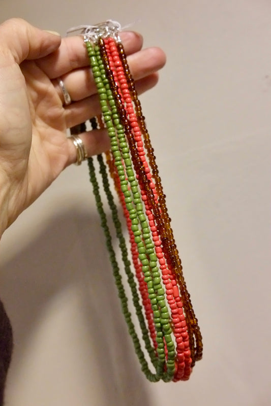 Third Drawer Up - Glass Beaded Necklace