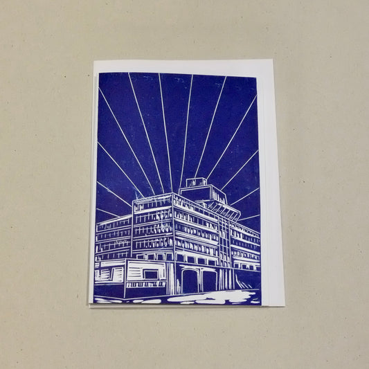 Bosanko Prints - Lino Print Norwich Anglia Square HMSO Card