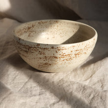 Load image into Gallery viewer, E F Davies - White Speckled Ceramic Bowl
