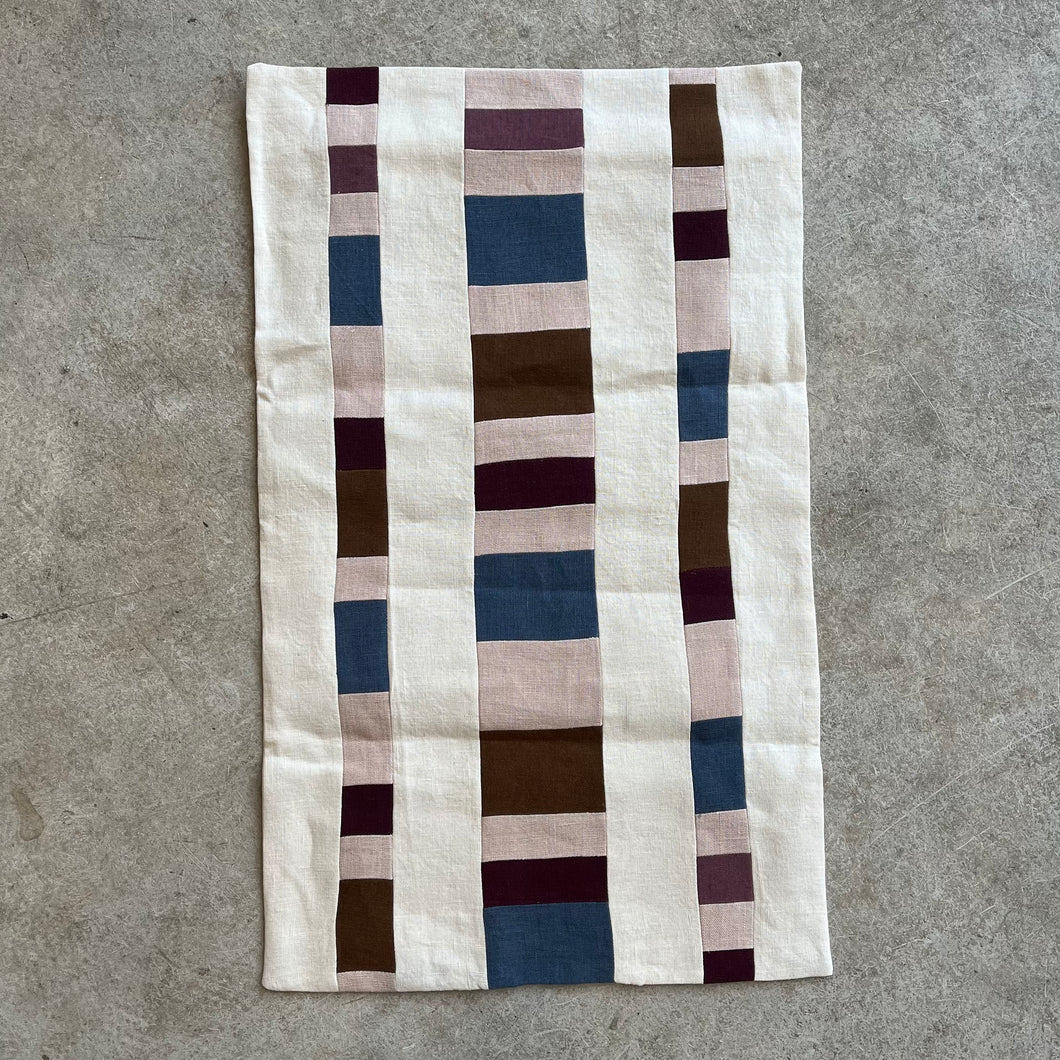 Slow Progress - Purple Stripe Wall Hanging