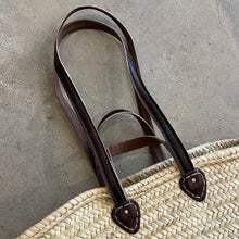 Load image into Gallery viewer, Moroccan Woven Double Strap Basket
