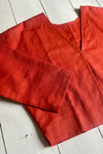 Load image into Gallery viewer, Atwin The Label - The Reversible Top In Paprika Ramie Linen
