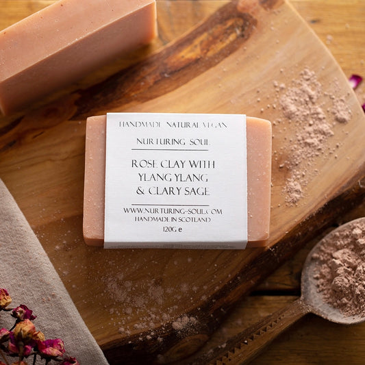 Nurturing Soul - Rose Clay With Ylang Ylang And Clary Sage Soap