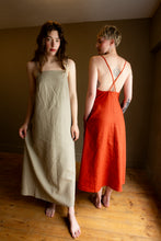 Load image into Gallery viewer, Atwin - The Solstice Dress In Black Ramie Linen
