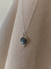 Load image into Gallery viewer, Smith &amp; Strange - Faceted Labradorite Silver Necklace
