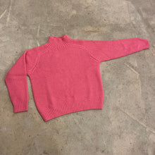 Load image into Gallery viewer, Elwin- Moss Stitch Funnel Neck Sweater In Pink
