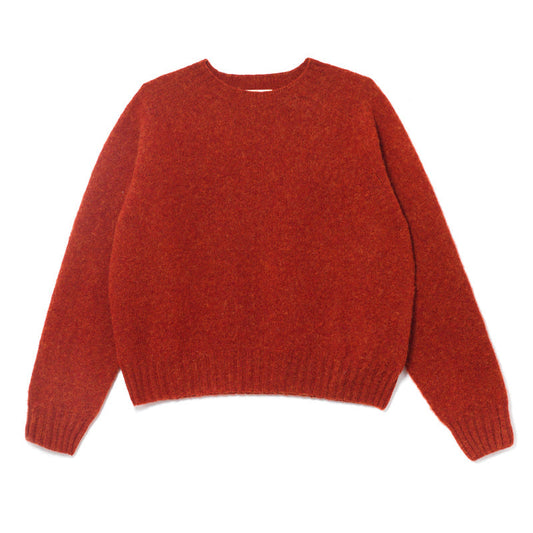 Red sweater on a white background