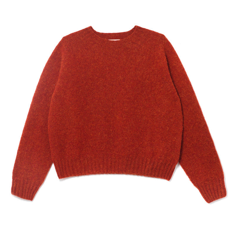Red sweater on a white background