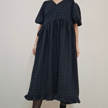 Load image into Gallery viewer, Rosana Exposito - Tartan Wrap Dress In Sift Touch Cotton
