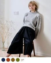 Load image into Gallery viewer, Withnell Studios - Howcroft Culotte In Navy Needlecord
