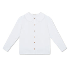 Load image into Gallery viewer, Má + Lin - Claudine Blouse In White Linen
