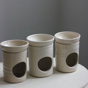 Eleanor Torbati Ceramics - Speckled Stoneware Oil Burner