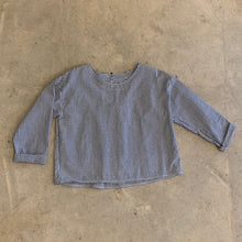 Load image into Gallery viewer, Seen Studio - The Aurora Long Sleeve Top In Mini Cobalt Check
