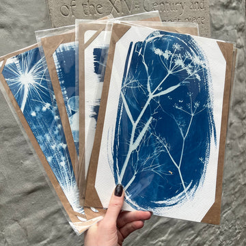 Danielle East Art - A4 Original Cyanotype Print