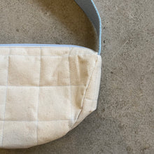Load image into Gallery viewer, Nova Studio - Quilted Cross Body Bag in Cream Cotton Canvas
