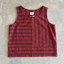 Load image into Gallery viewer, O Moon - Tank In Plum Jam Organic Cotton

