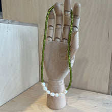 Load image into Gallery viewer, Third Drawer Up - Glass and Pearl Beaded Necklace A/W25
