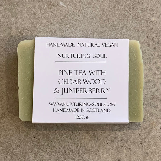 Nurturing Soul - Pine Tea Soap With Cedarwood And Juniperberry