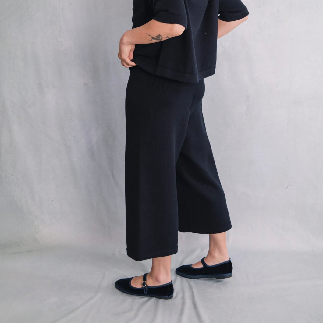 Charl Knitwear - Winterton Culottes In Navy