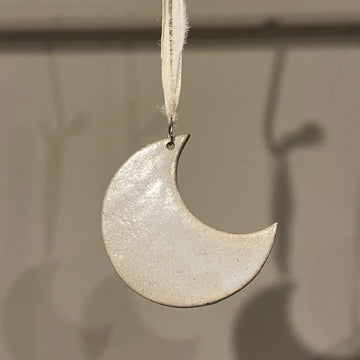 Eleanor Torbati Ceramics - Stoneware Moon Decoration