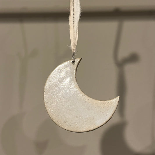 Eleanor Torbati Ceramics - Stoneware Moon Decoration