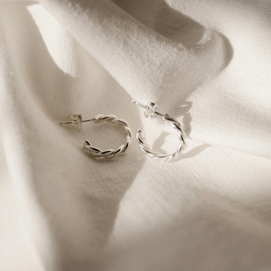 Studio Adorn - Small Twisted Hoops