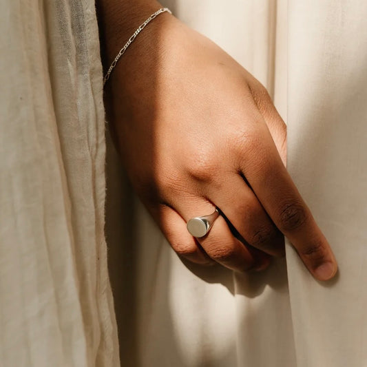 Studio Adorn - Round Signet Ring