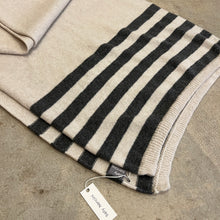 Load image into Gallery viewer, Sally Nencini - Grey Stripe Blanket Scarf
