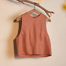 Load image into Gallery viewer, Kaely Russell Studio - Tie Vest In Rose
