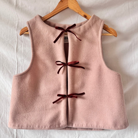 Frea Vintage - Recycled Wool Ribbon Vest