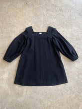 Load image into Gallery viewer, Atwin The Label - The Mini Dress In Black Seersucker
