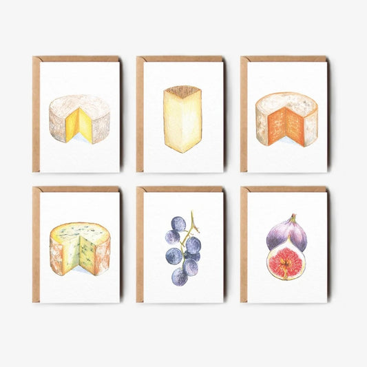 Zoe Barker - The Cheese Board Greetings Card Pack