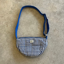 Load image into Gallery viewer, Nova Studio - Quilted Cross Body Bag in Cobalt Blue Gingham
