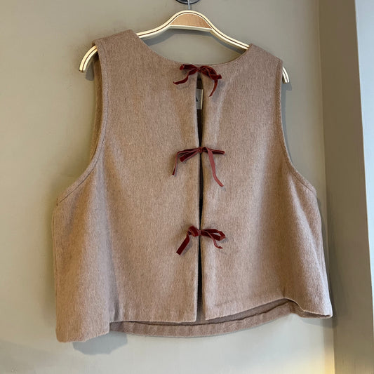 Frea Vintage - Recycled Wool Ribbon Vest