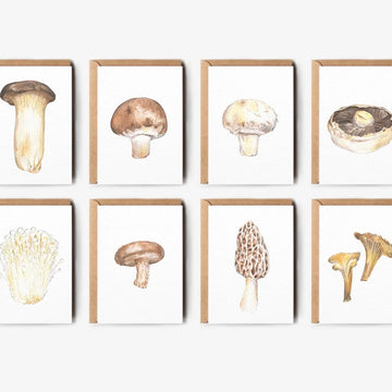 Zoë Barker - Greengrocers Mushroom Greetings Card Pack
