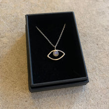 Load image into Gallery viewer, Smith &amp; Strange - Labradorite Eye Silver Necklace
