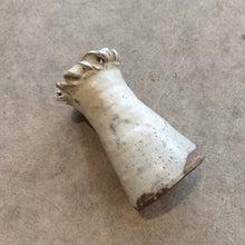 Load image into Gallery viewer, Ceramic vase with a unique design on a gray surface
