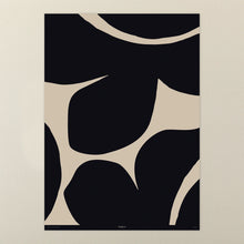 Load image into Gallery viewer, Ink &amp; Bloom Abstract And Cream Floral Gift Wrap
