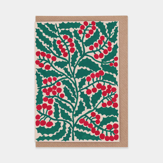 Evermade - Holly Greetings Card