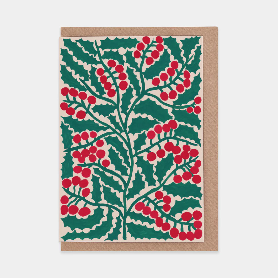 Evermade - Holly Greetings Card