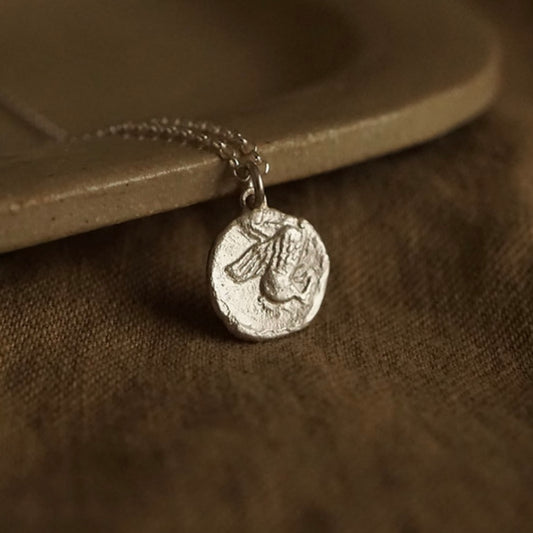 Apollo And Pegasus Coin Talisman Necklace