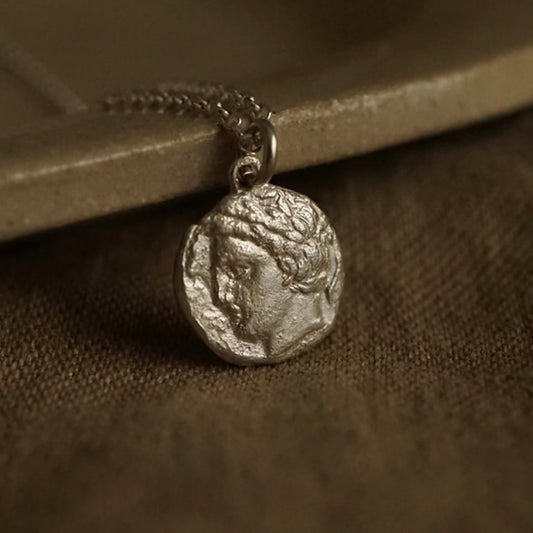 Apollo And Pegasus Coin Talisman Necklace