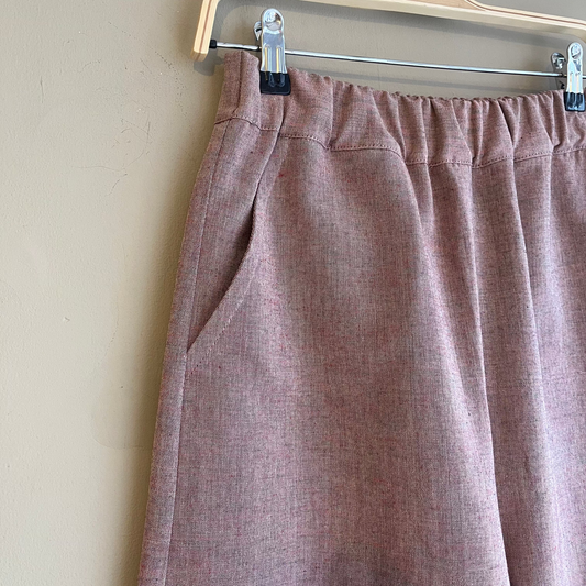 Nadinoo - Relaxed Balloon Trouser in Blush Organic Cotton