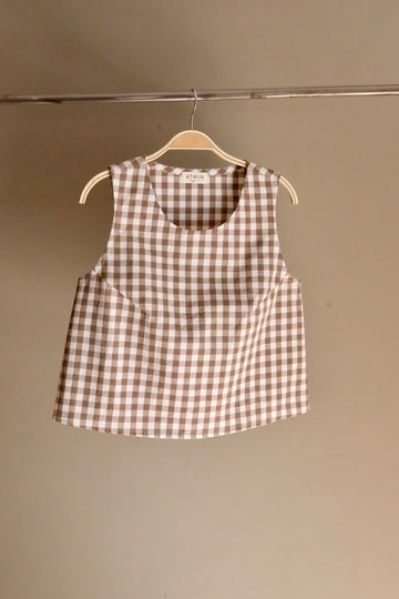 Atwin The Label - The Summer Tank Top In Gingham
