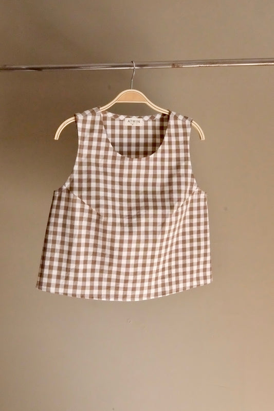 Atwin The Label - The Summer Tank Top In Gingham