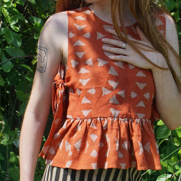 Mahika Kala - Clover Top In Clementine