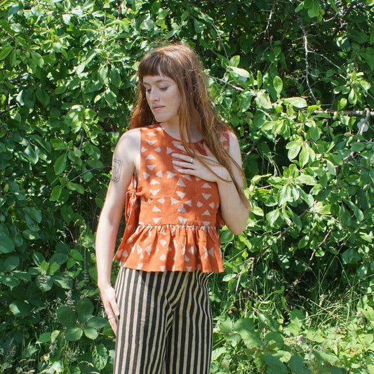 Mahika Kala - Clover Top In Clementine