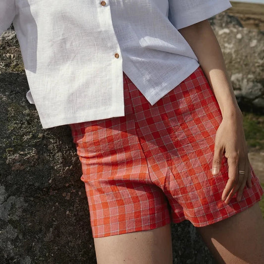 Kaely Russell - Drawstring Shorts In Picnic